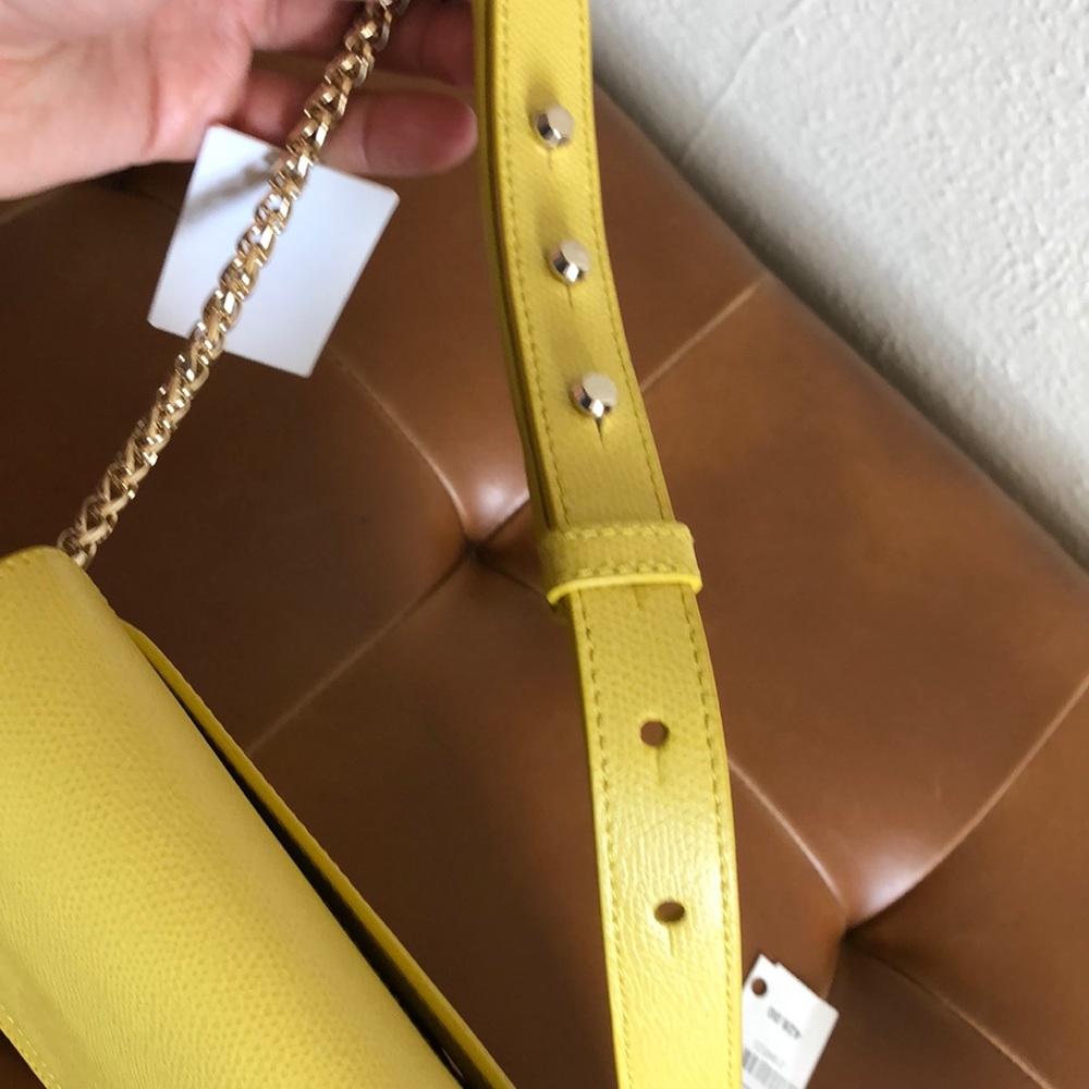 FURLA USA Metropolis S Shoulder Bag Yellow - Picture 2 of 8